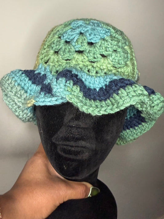Granny Square Bucket Hat