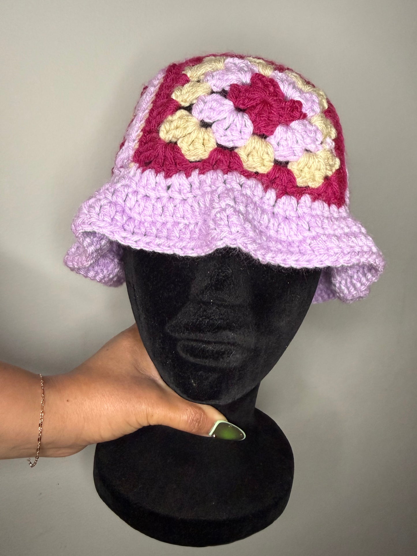 Granny Square Bucket Hat